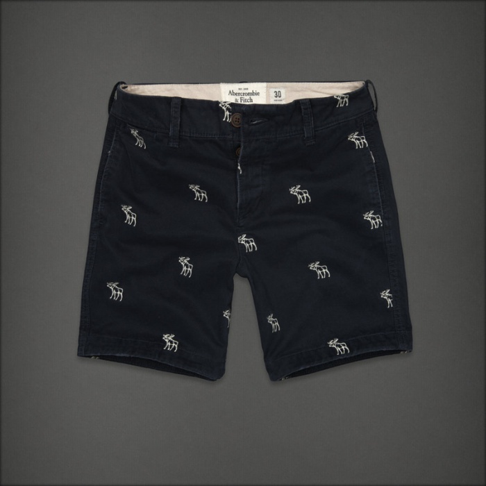 Abercrombie Fitch Hombres Preppy Encajar Patalón Corto AF7455